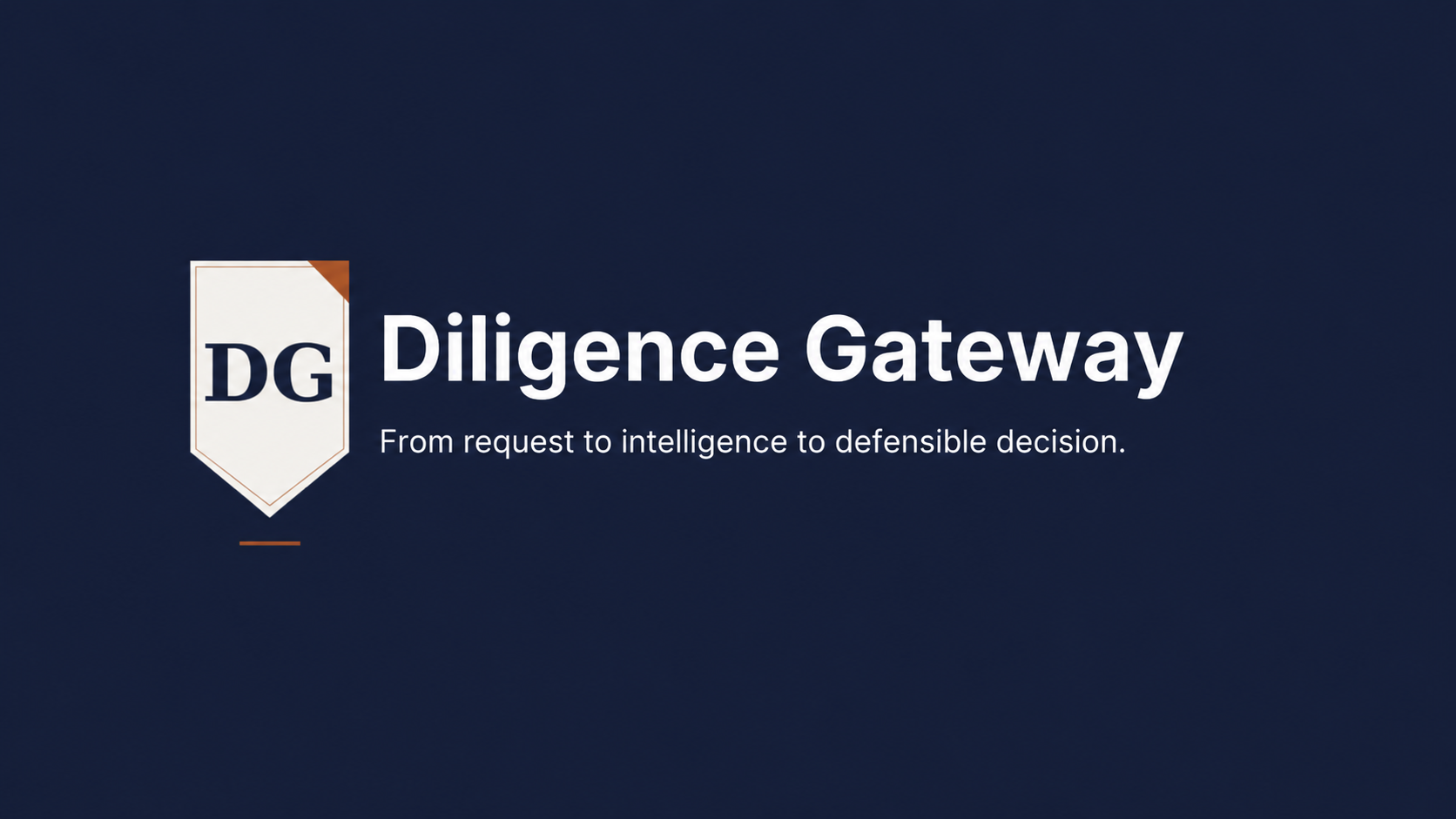 Diligence Gateway Product Overview interface showing ClientView request intelligence