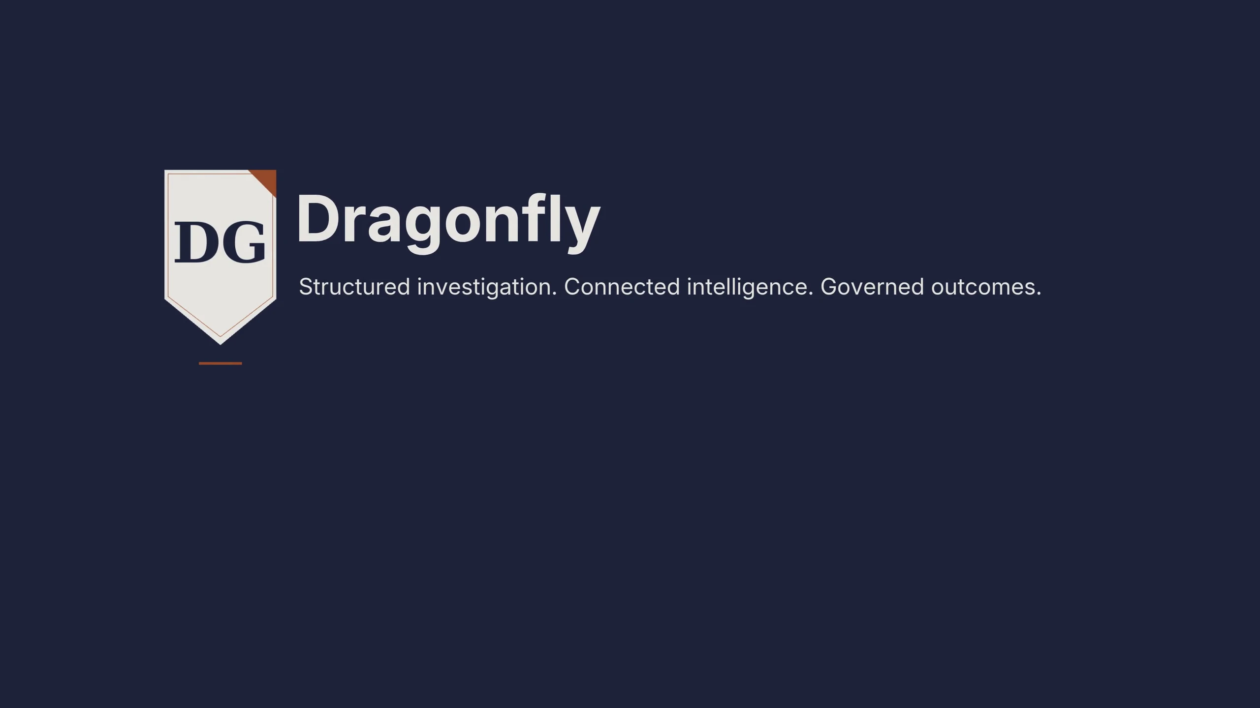 Dragonfly Platform Overview interface showing Case Workbench and evidence links